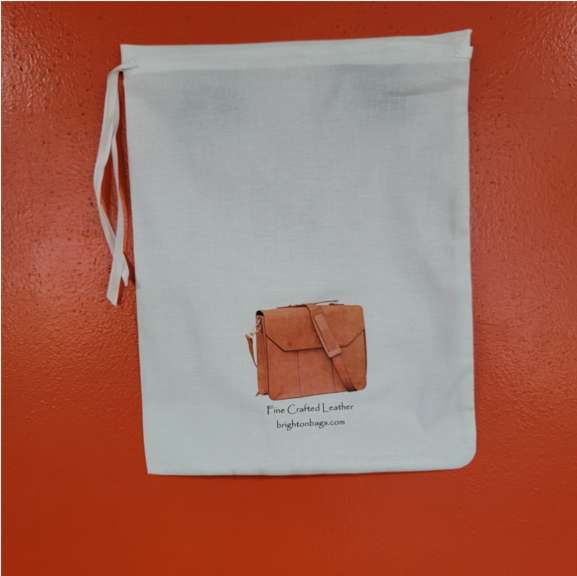 10x13 White Drawstring Bag