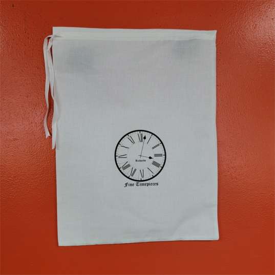 12x16 White Drawstring Bag
