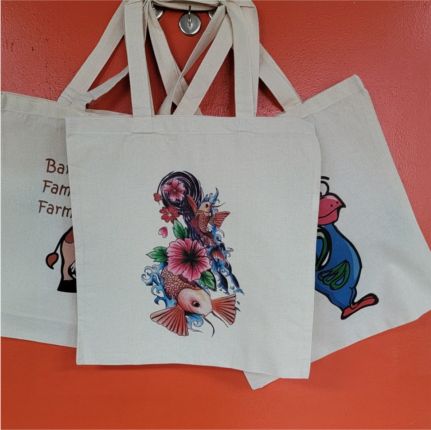 Cotton Printed Tote Bags