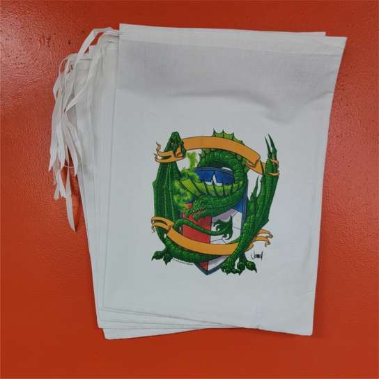 12x16 White Drawstring Bags