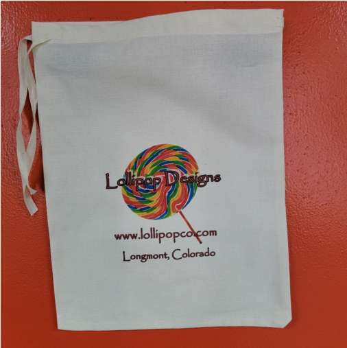 10x13 Organic Drawstring Bag